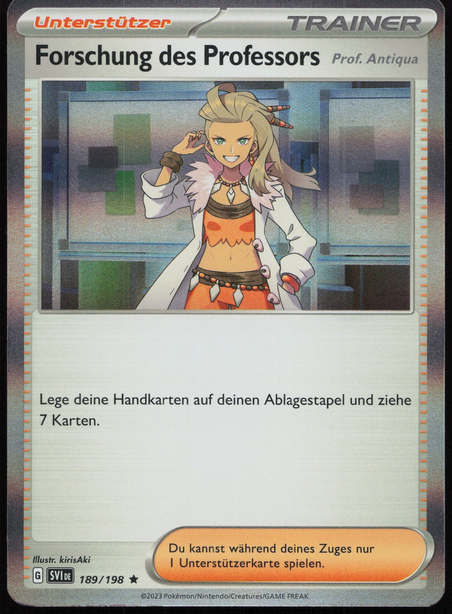 Forschung des Professors - Front