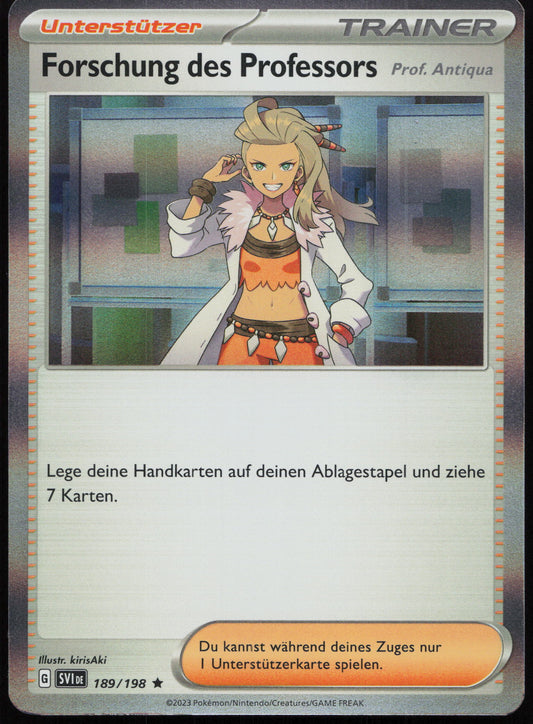 Forschung des Professors - Front