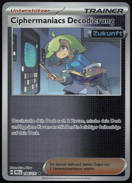 Ciphermaniacs Decodierung - Front