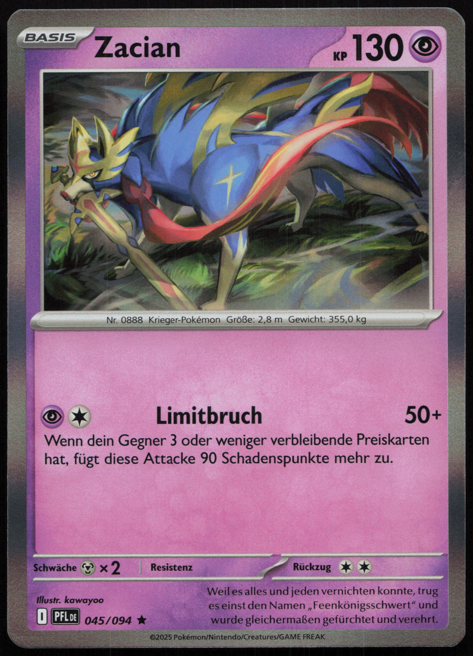 Zacian - Front