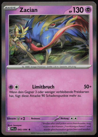 Zacian - Front