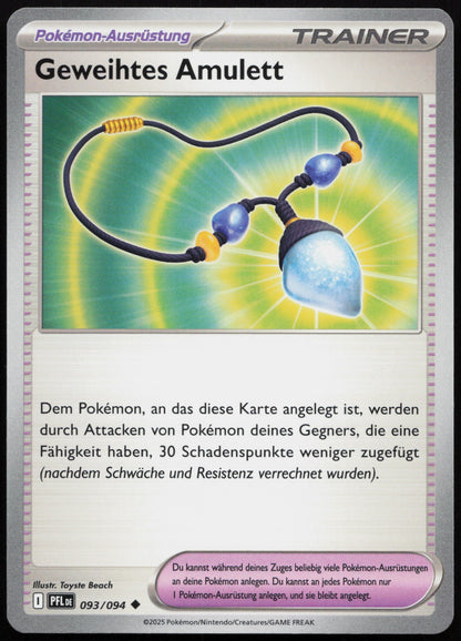 Geweihtes Amulett - Front