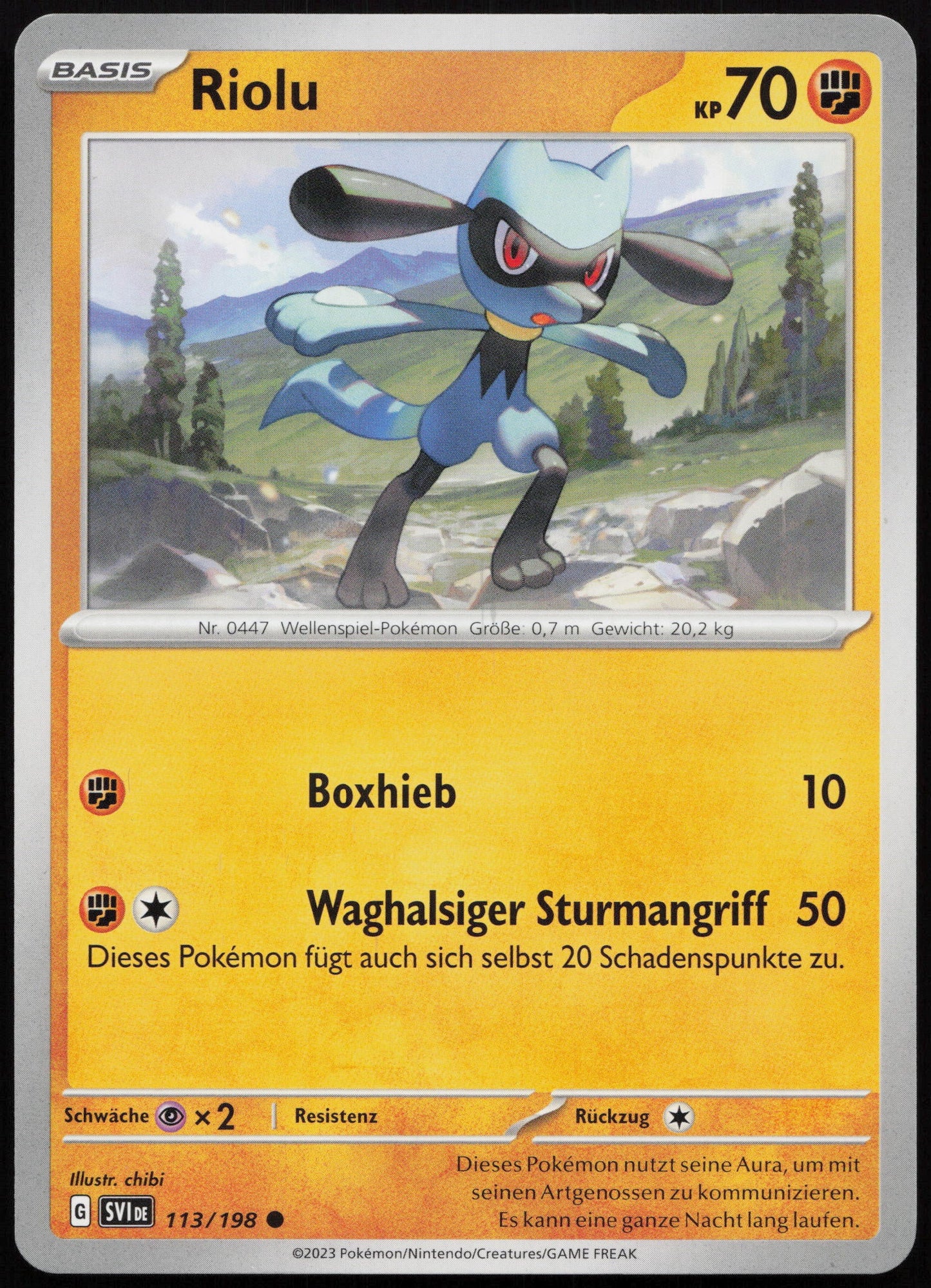 Riolu - Front