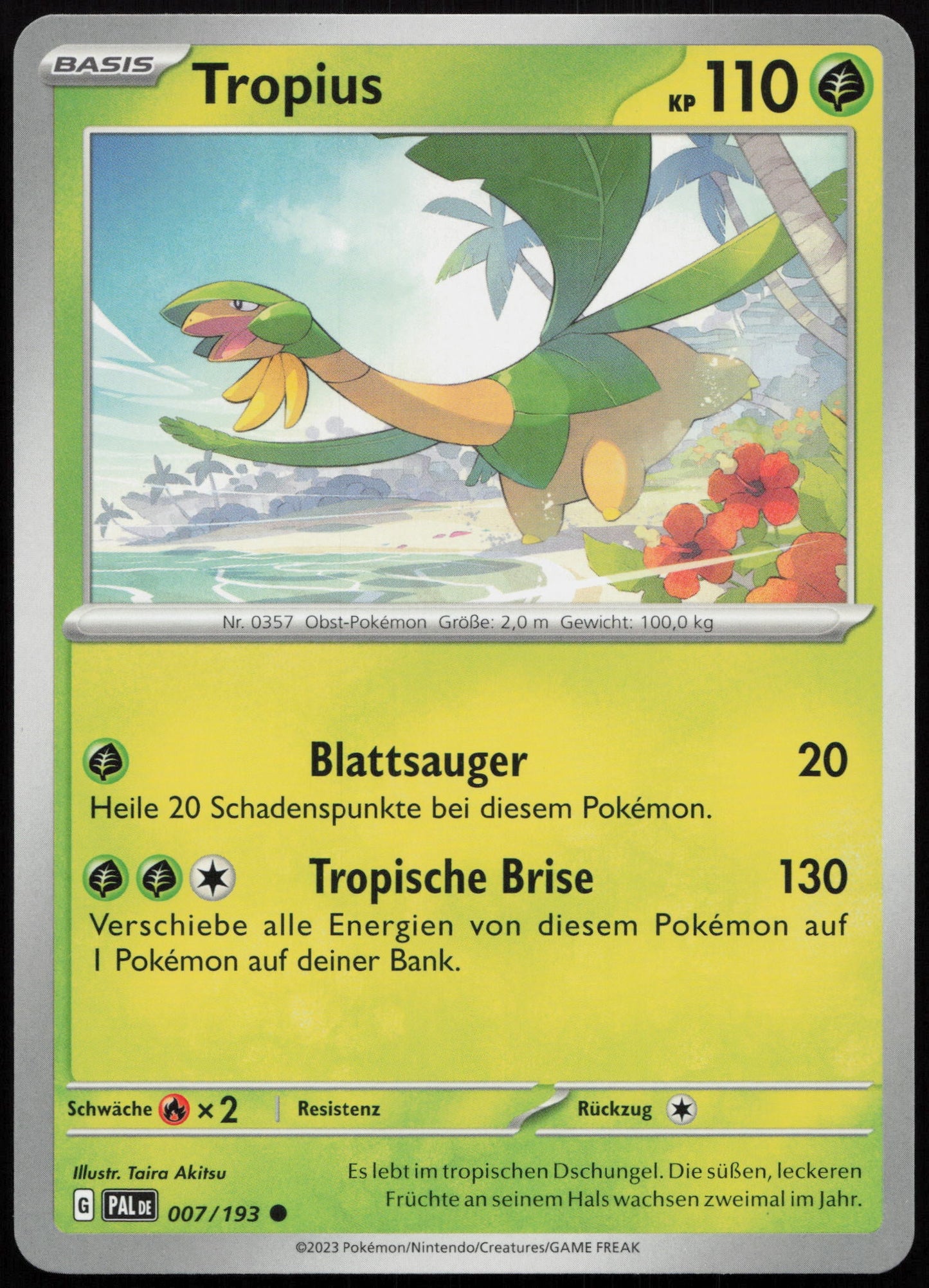 Tropius - Front