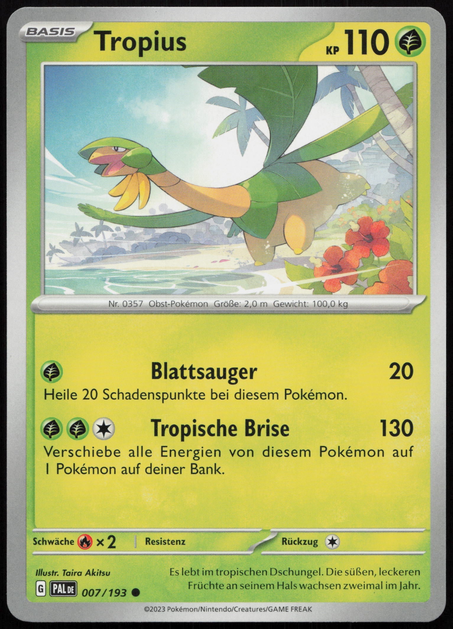 Tropius - Front