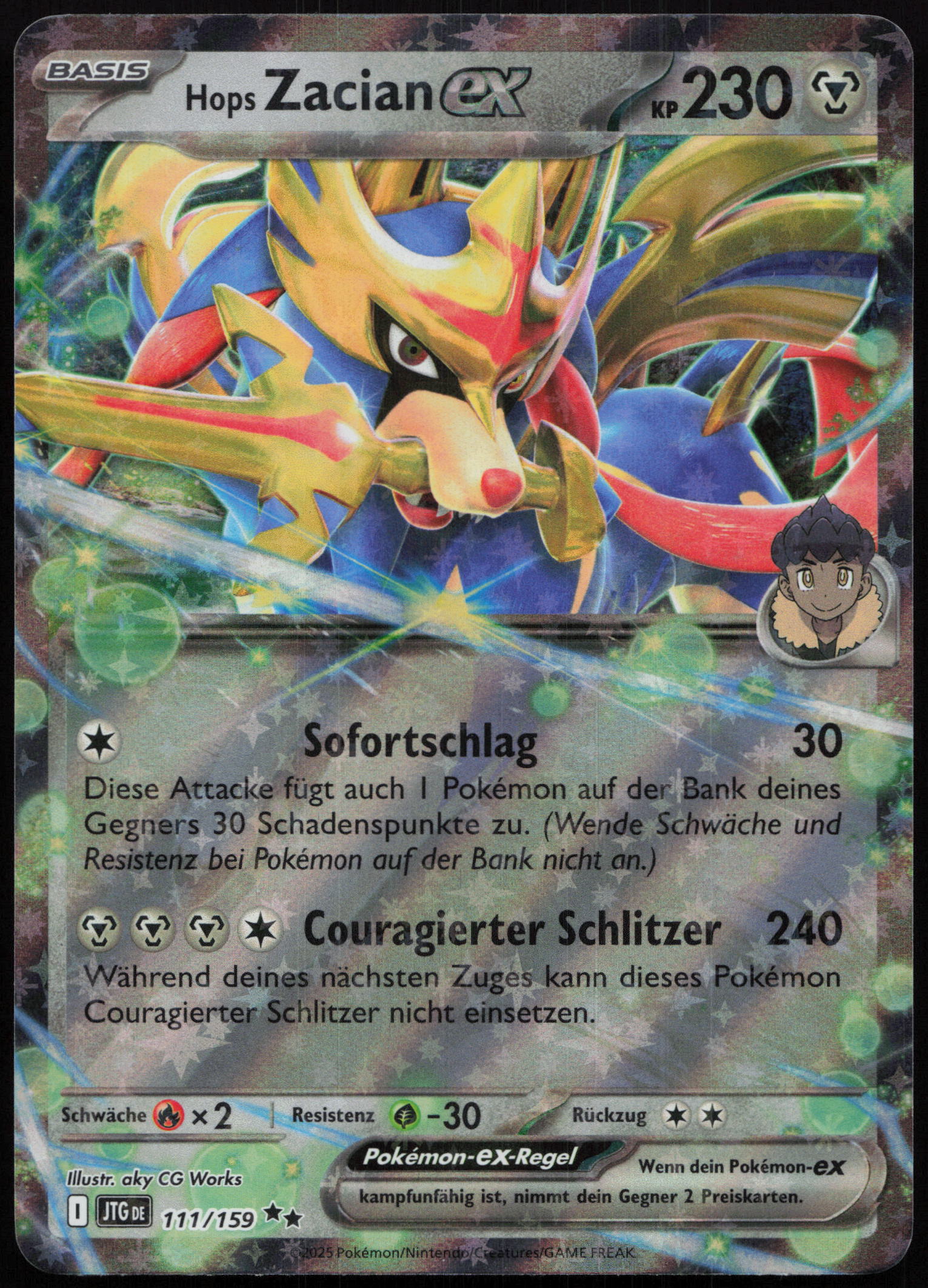 Hops Zacian ex - Front