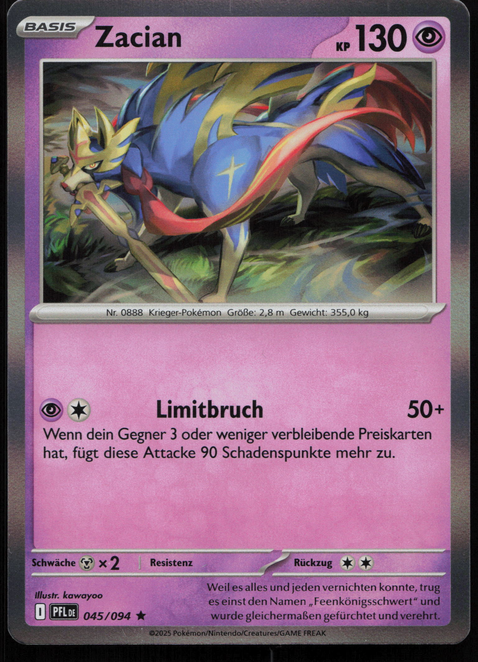 Zacian - Front