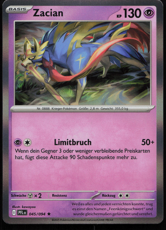Zacian - Front