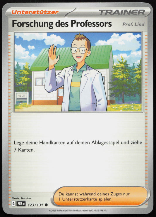 Forschung des Professors - Front