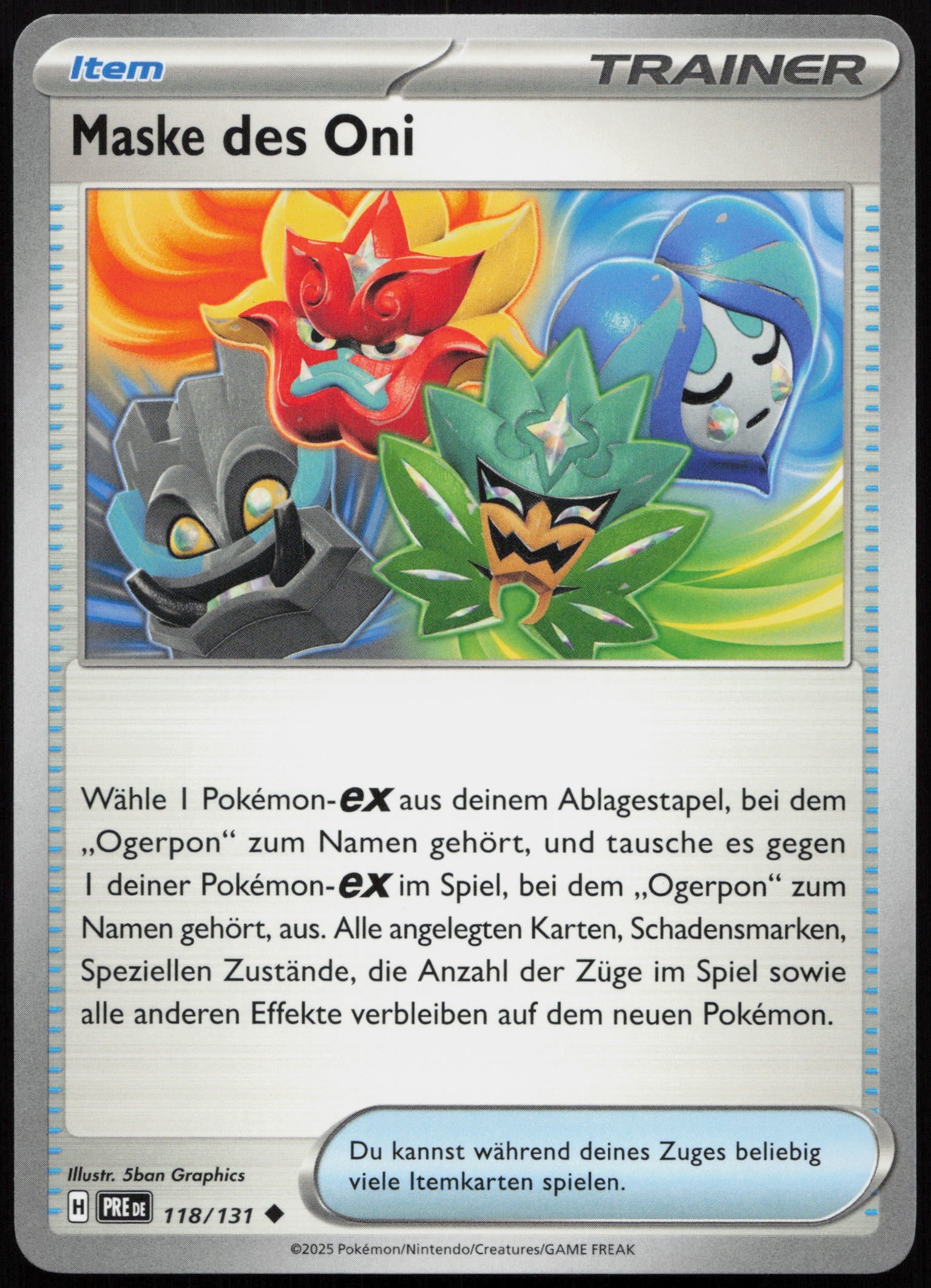 Maske des Oni - Front