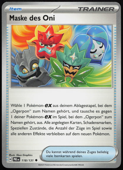 Maske des Oni - Front