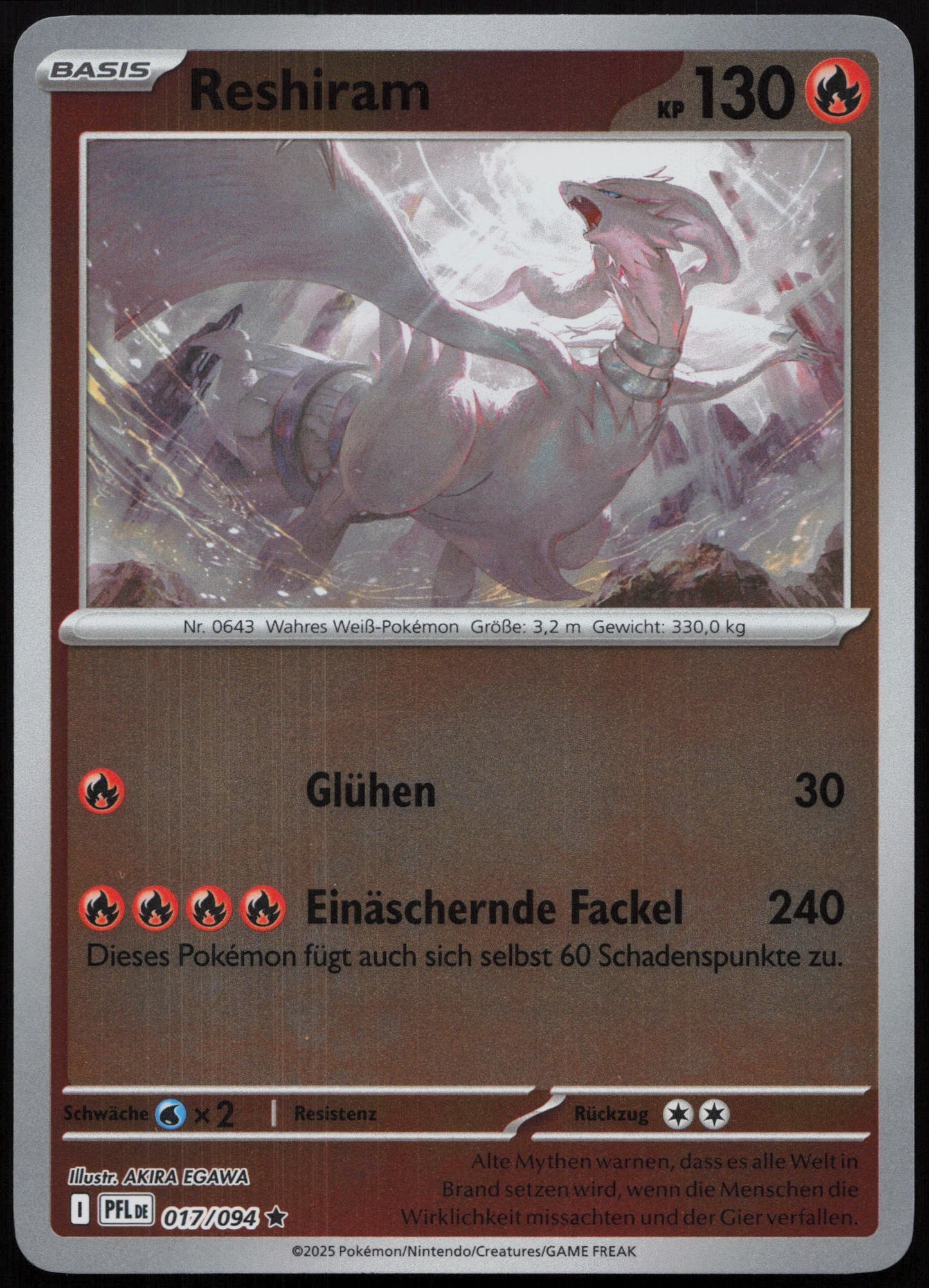 Reshiram - Front