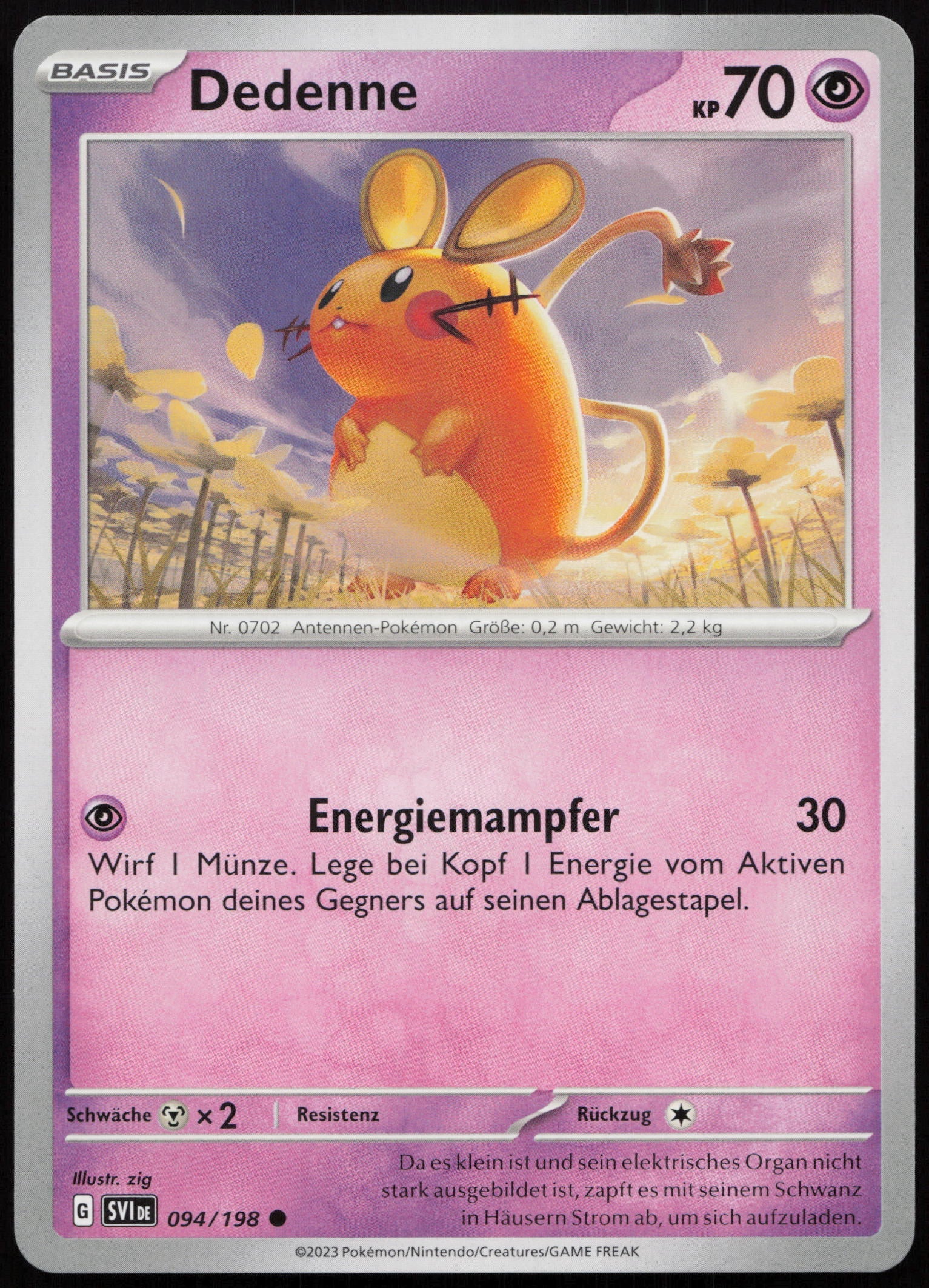 Dedenne - Front