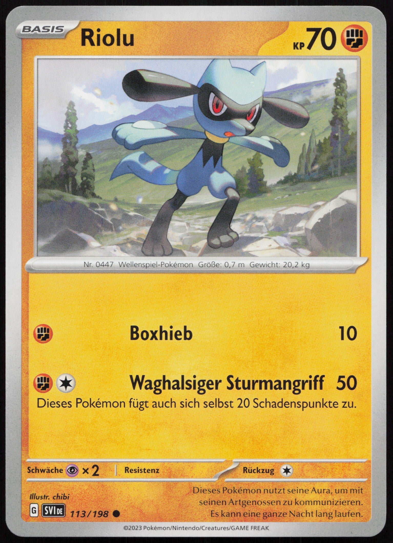 Riolu - Front