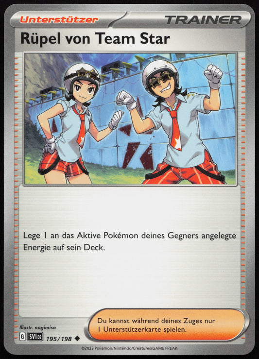 Rüpel von Team Star - Front