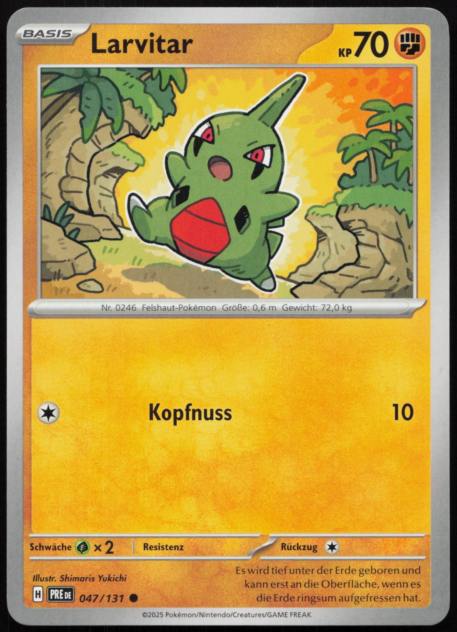 Larvitar - Front