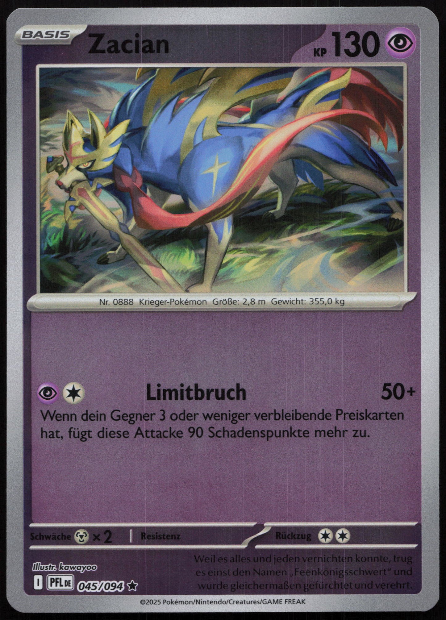 Zacian - Front