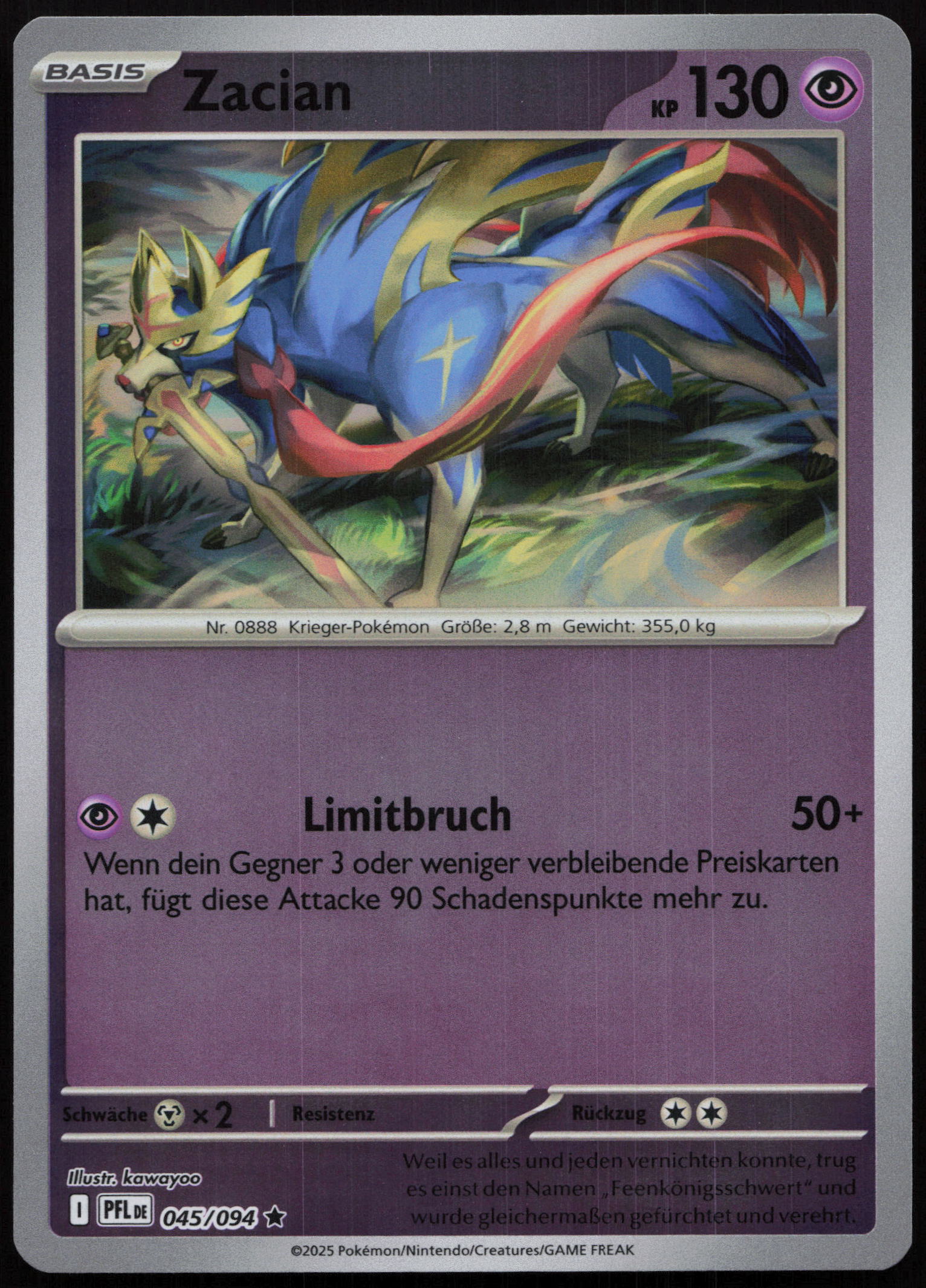 Zacian - Front