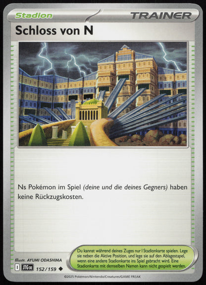Schloss von N - Front