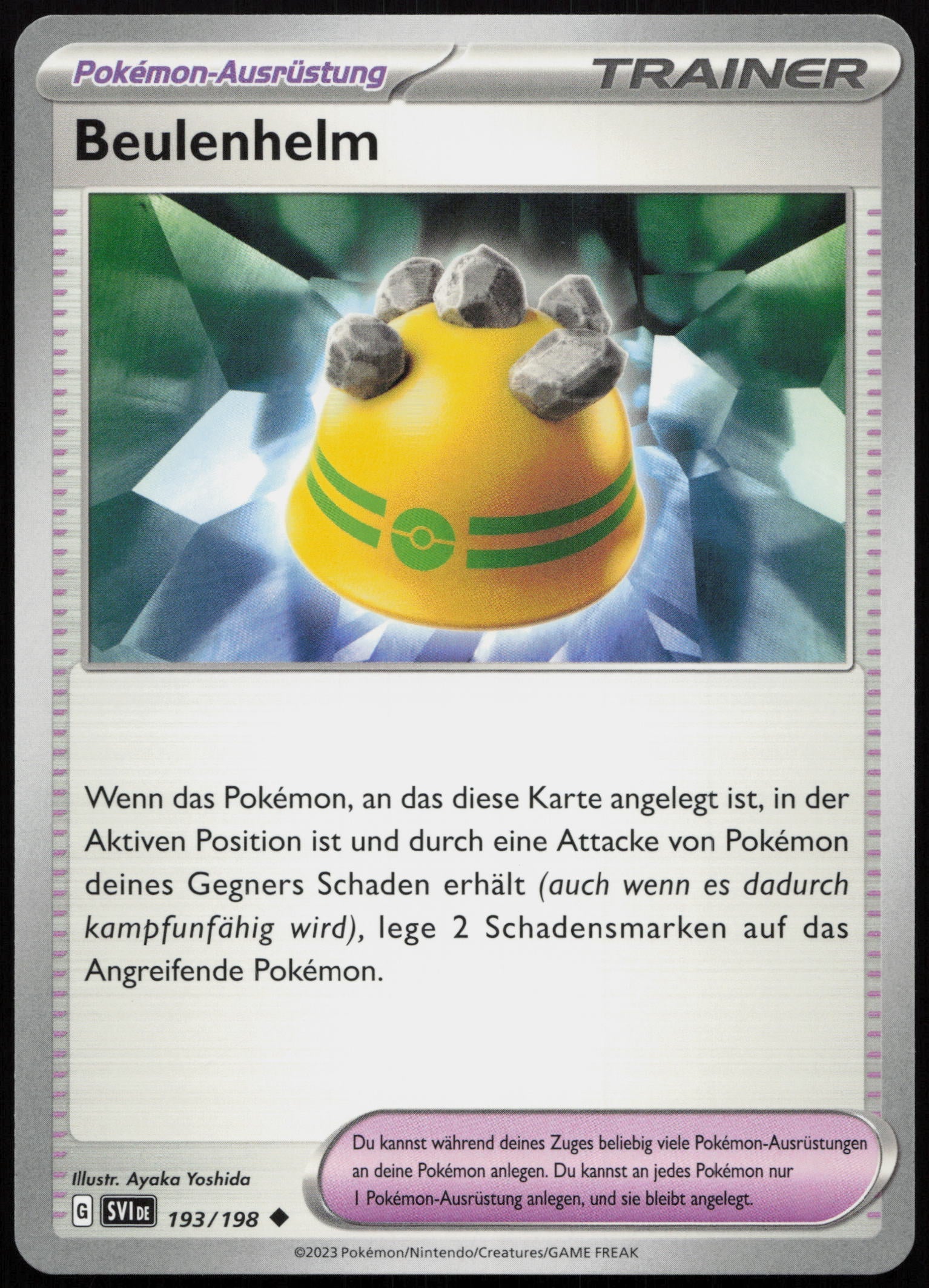 Beulenhelm - Front