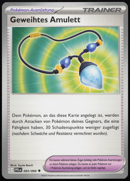 Geweihtes Amulett - Front