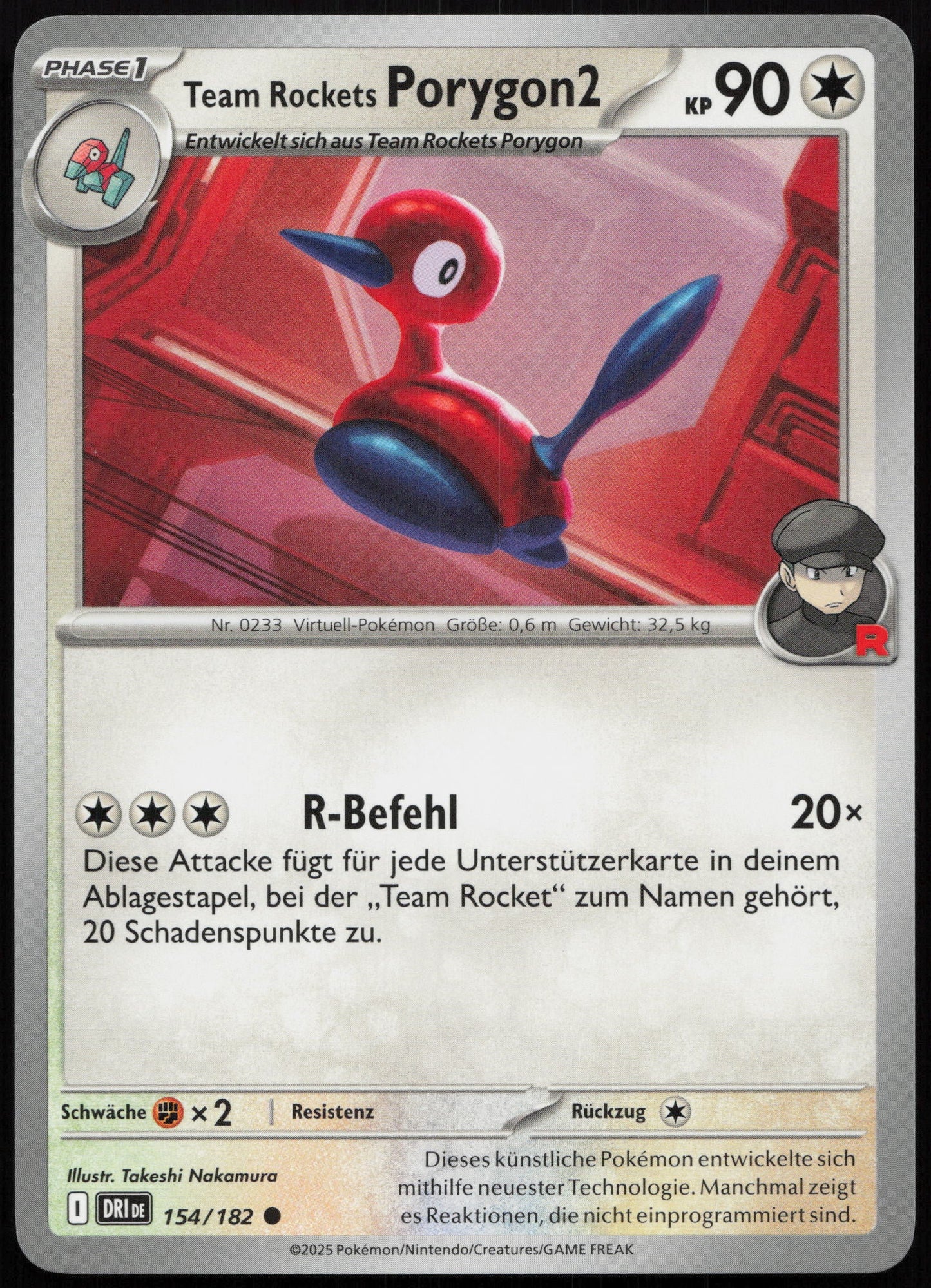 Team Rockets Porygon2 - Front
