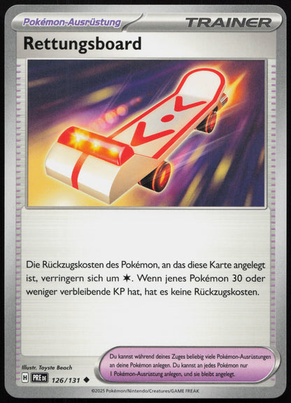 Rettungsboard - Front