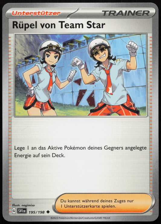 Rüpel von Team Star - Front
