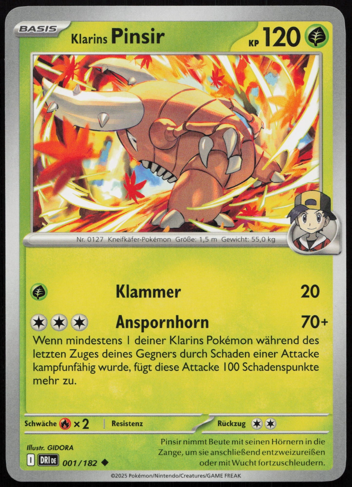 Klarins Pinsir - Front